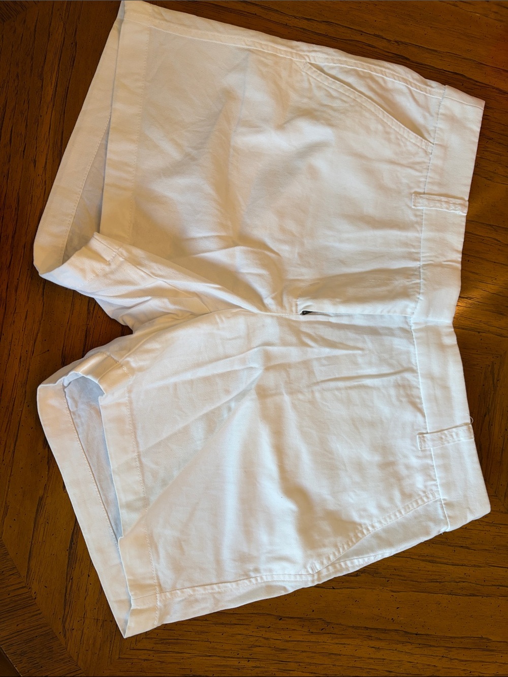 J. Crew White Flat Front Women's Shorts